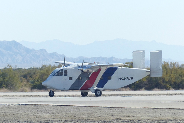 N549WB arriving at Thermal - 9 November 2015