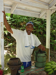 Jaffrey Demonstrating Saint Lucian Ingredients