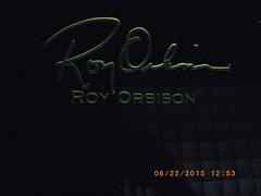 Roy Orbison signature etching