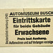 Ticket for the Automuseum von Fritz B. Busch