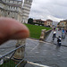 Taking a little souvenir from Pisa.