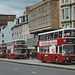 Lothian buses in Princes Street, Edinburgh - 2 Aug 1997