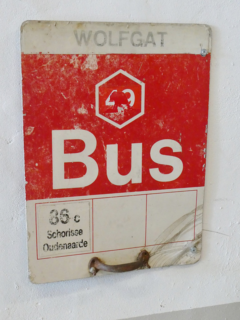 Belgian bus stop sign (P1000651)