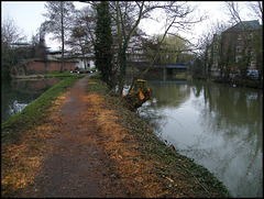 denuded towpath