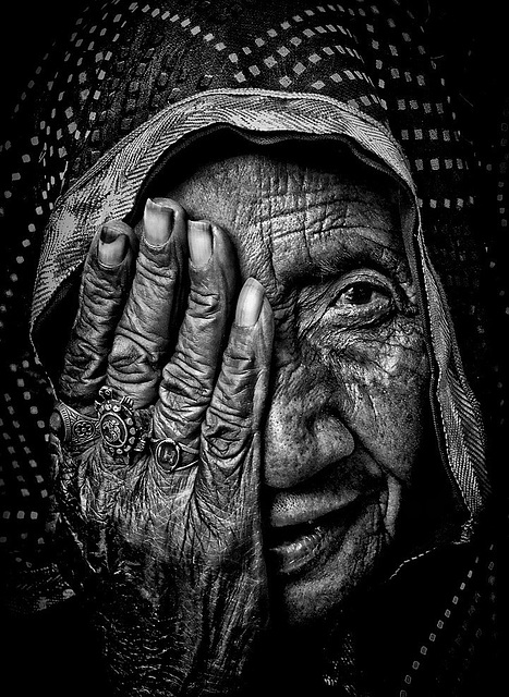 Old woman of Pushkar Rajasthan