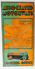 Associated Motorways enamel map (P1000643)