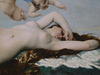 Detail of The Birth of Venus by Cabanel in the Metropolitan Museum of Art, January 2022
