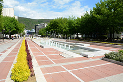 Bulgaria, Blagoevgrad, Singing Fountains in the City-Center