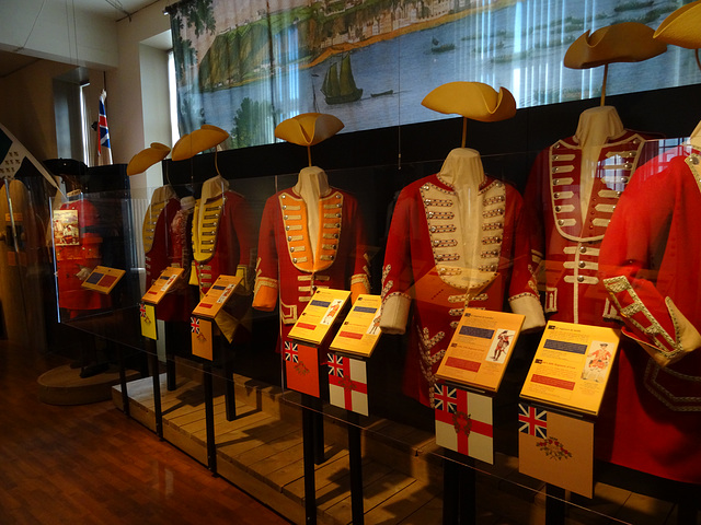 British uniforms at the battle of The Plains of Abraham.