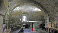 The Altar in the crypt of St Mary Lastingham