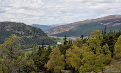 The River Dee from Keiloch Crag