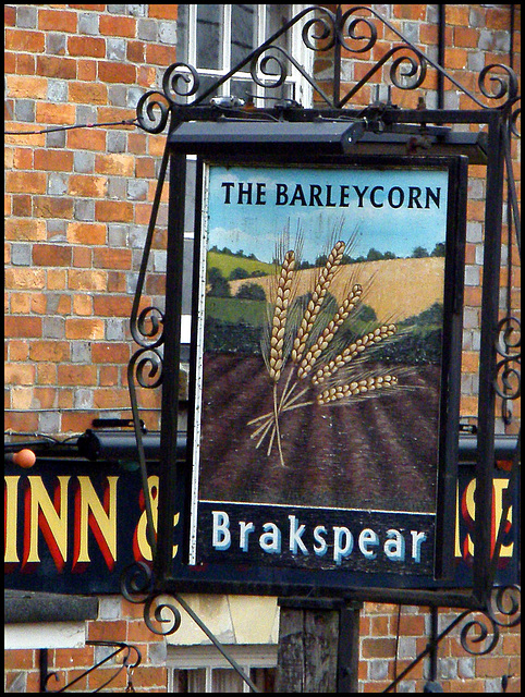 Barleycorn pub sign