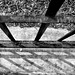 Fence and shadows, look down
