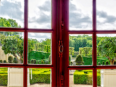 Through the windows of the Château Villandry