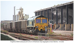 Freightliner 66549 Newhaven Days Aggregates - flying ash - 13 5 2022