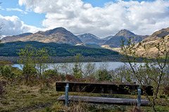 A bench over Loch Lomond