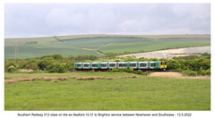 Southern 313 class north of Newhaven 13 5 2022