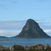 Norway, The Rock of Bleiksøya off the North Coast of the Island of Andøya