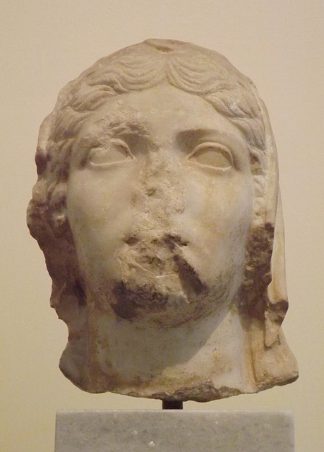 Portrait Head of Livia from Thespies in the National Archaeological Museum of Athens, May 2014