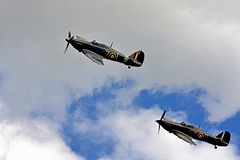 Two Hawker Hurricanes.