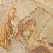 Detail of the Banquet Scene Wall Painting from the House of Joseph II in Pompeii in the Naples Archaeological Museum, July 2012