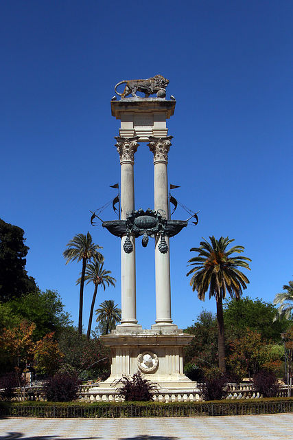 Sevilla: Kolumbus Denkmal