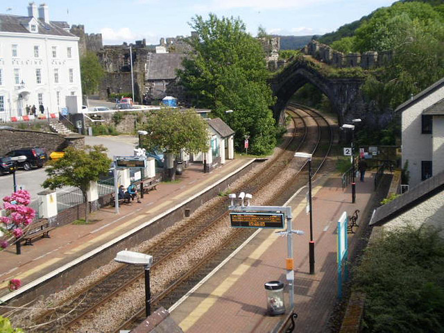Conwy Railway Station.