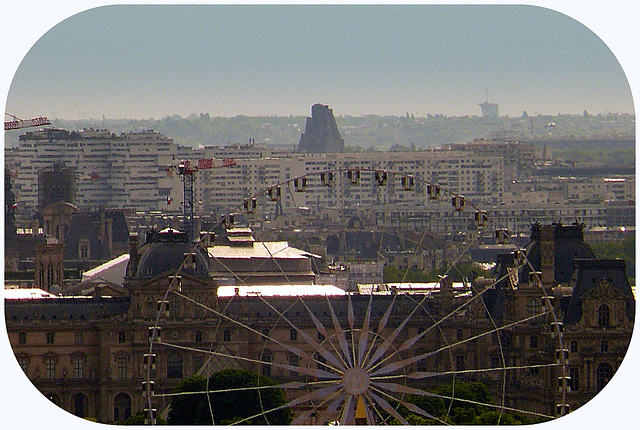 Paris - Vue de l'Arc de Triomphe