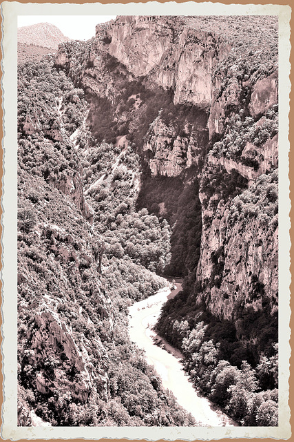 Canyon du Verdon (83) 21 juin 2014.