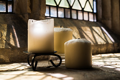 Candles in Christian Malford