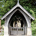 Victorian Lytch Gate, St Michael's Church, Sutton on the Hill, Derbyshire