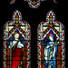 Memorial window to Sarah Ford Wise (d1870), St Michael's Church, Sutton on the Hill, Derbyshire