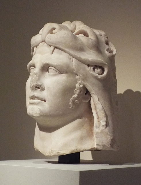 Marble Portrait Head of Mithridates VI Eupator in the Metropolitan Museum of Art, June 2016