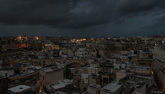 abends über Valletta - ein Unwetter zieht auf  (please view on black)     (© Buelipix)