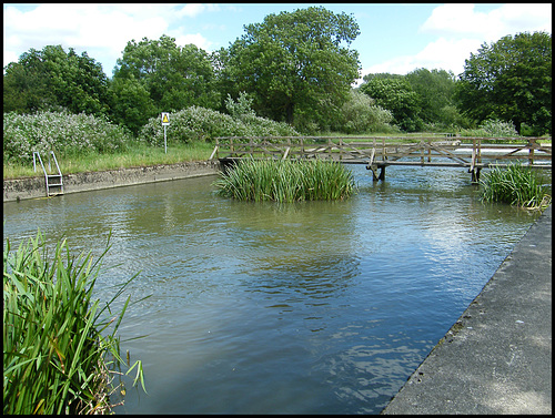 river-water swimming pool