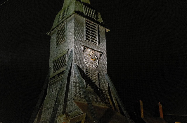 Le clocher de l'église Sainte-Catherine