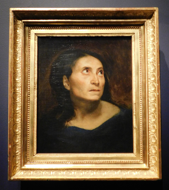 Head of an Old Greek Woman by Delacroix in the Metropolitan Museum of Art, January 2019