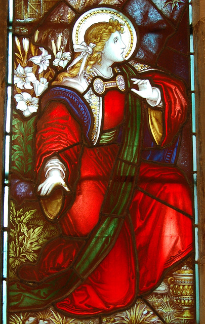 Detail of Ratcliffe Memorial Window, Stanford On Soar Church, Nottinghamshire