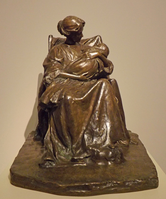 A Young Mother by Bessie Potter Vonnoh in the Metropolitan Museum of Art, February 2013