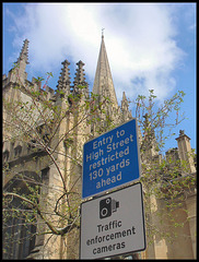 Oxford's dreaming traffic signs