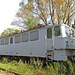 DR E42, Deutsche Privatbahn GmbH DP53, abgestellt in Meyenburg, DB 142 132-0