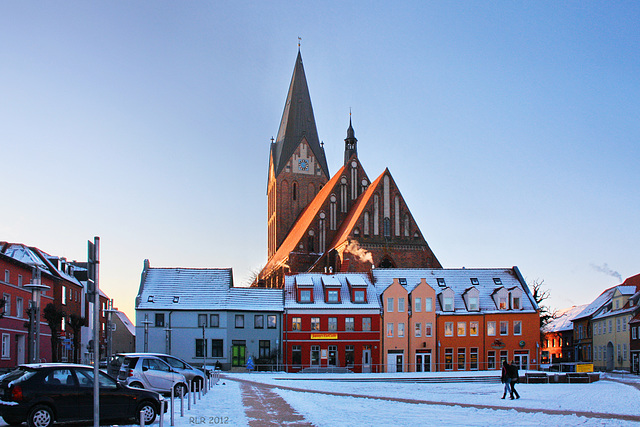 Barth, Marktplatz und Kirche