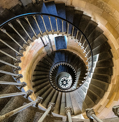 Phare des baleines, staircase
