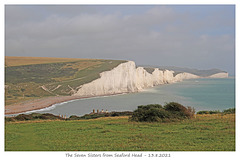 Seven Sisters & Cuckmere Haven from Seaford Head - 13 8 2021
