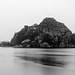 Dumbarton Castle at the Confluence of the River Leven and the River Clyde