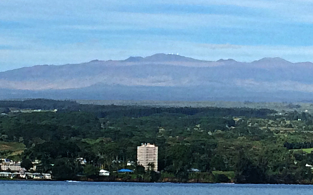 Mauna Kea - Seen from Hilo, Hawaii