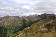 Blick vom Gitschberg 2510 m - Richtung großer Seefeldsee (Note)