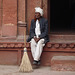 Agra Fort- Resting Sweeper