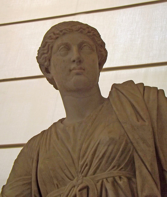 Detail of the So-called Niobe in the Naples Archaeological Museum, July 2012
