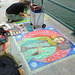 Chalk art on Redondo Pier